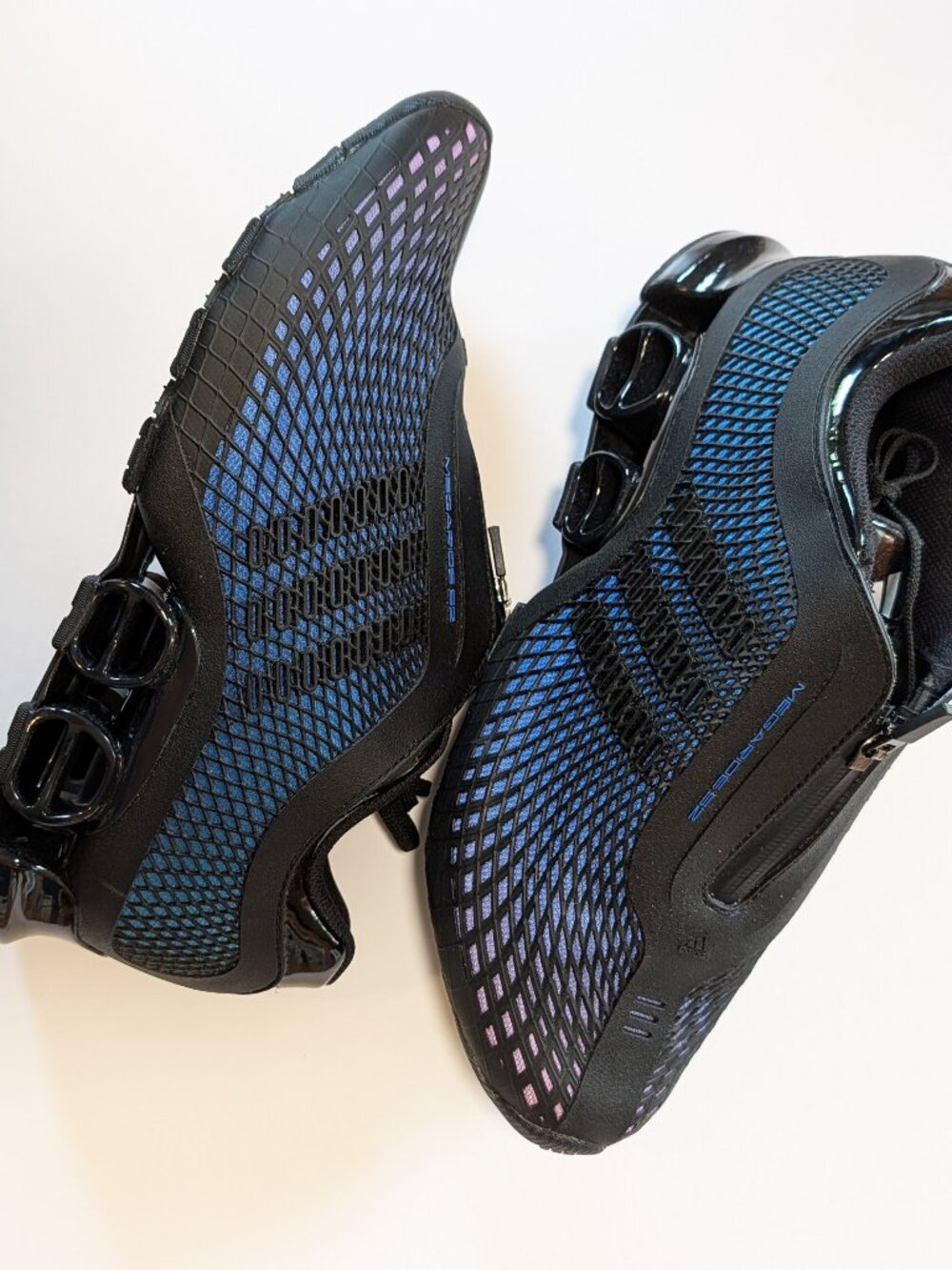 Adidas Megaride s2 sneakers - core black/hi-res blue/purple men's 8.5